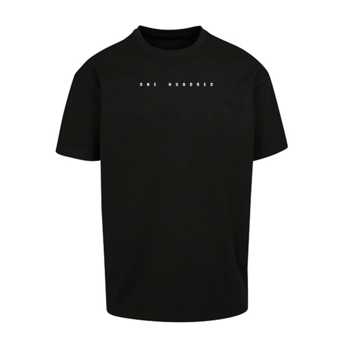 T-Shirt (oversize) one hundred schwarz